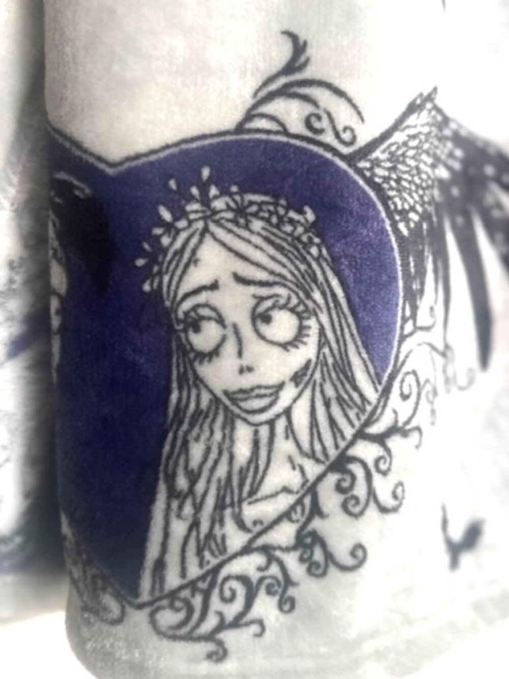 Tim Burton's Corpse Bride Soft Plush Throw Blanket - Picture 5 of 5
